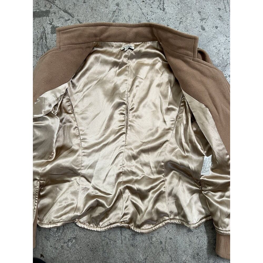 Miu Miu Womens 90s Tan Jacket Wool Cashmere Blaze… - image 7